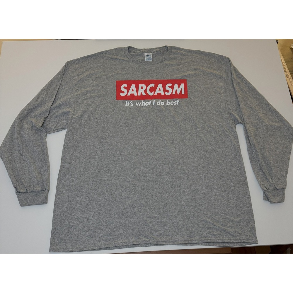Sarcasm It's What I Do Best Long Sleeve Graphic T-Shirt 3XL